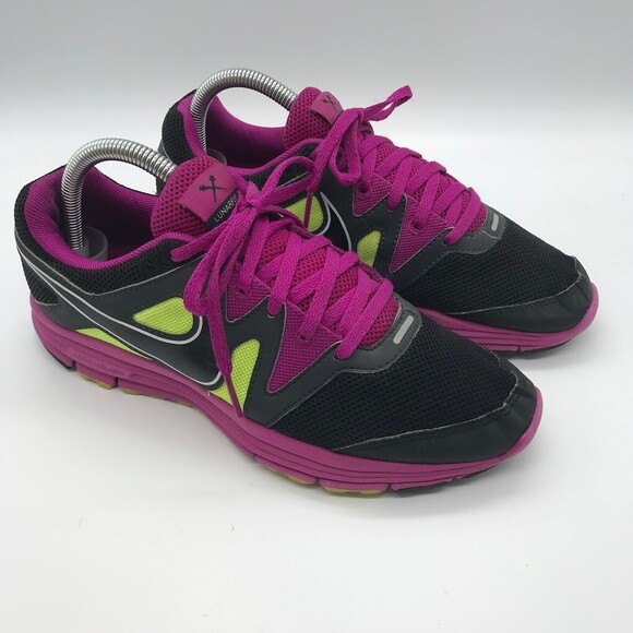 Nike Lunarfly 3 Women's 8 Athletic Running Shoes 487751-005 Multicolor Sneaker - Picture 3 of 9
